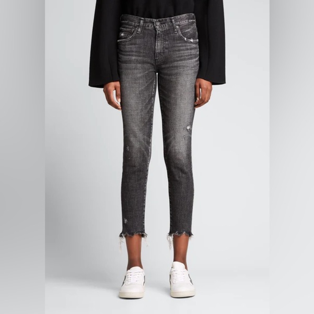 Moussy Vintage Checotah skinny blk-L